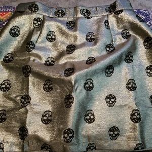Modcloth metallic high waisted skirt